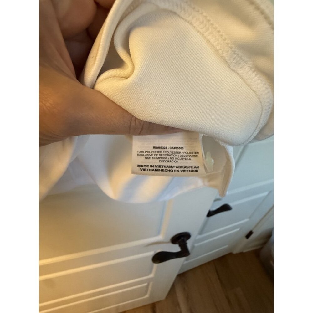 Nike Golf Tour Performance Polo White Dri-Fit Lightweight Activewear Size XL - Picture 4 of 6